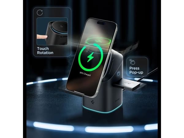 Spigen EF223MS, inomhus, Svart