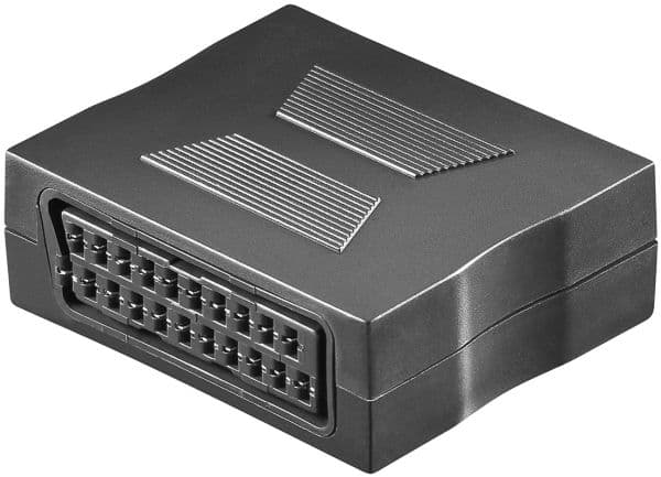 Goobay 50771, SCART, SCART, Sort