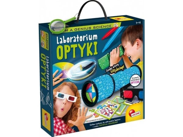 Lisciani vitenskapelig sett “Im a Genius” optikk-laboratorium