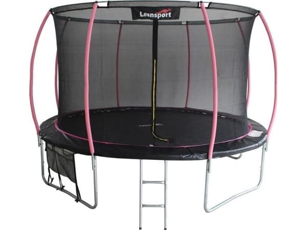 Trampoline LEAN Sport Max 16ft svart/rosa