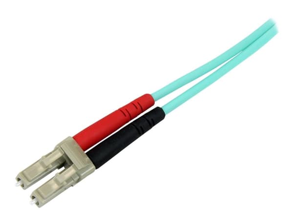 StarTech.com 2m valokaapeli - 10 Gb Aqua - Multimode Duplex 50/125 - LSZH - LC/SC - OM3 - LC to SC Fiber Patch Cable (A50FBLCSC2) - Patch cable - L...