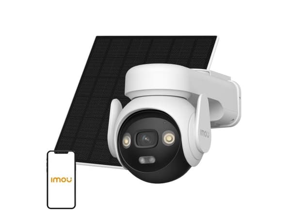 Imou AOV PT 5MP, IP-säkerhetskamera, Utomhus, Trådlös, Vägg, Vit, Turret