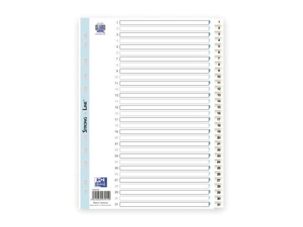 Elba 100204793, Hvit, Polypropylen (PP), A4