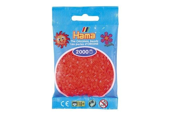 Revell Hama mini pärlor neonröd