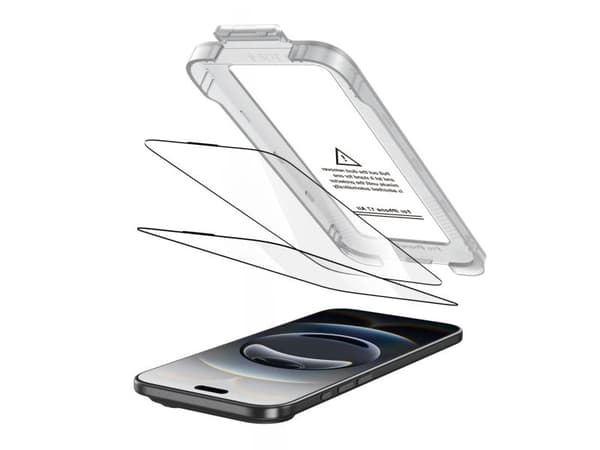 Tech-Protect herdet glass TECH-PROTECT QUICK SET+ 2-pak iPhone 17 Air black