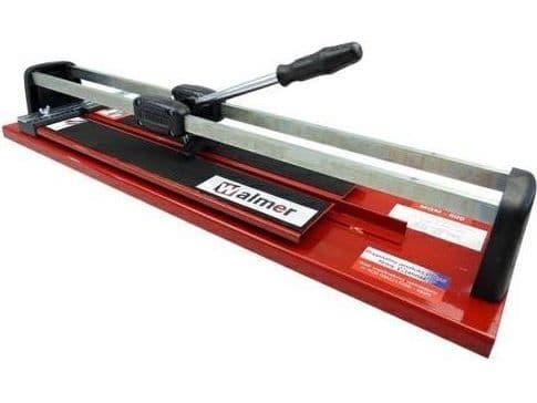 WALMER fliskutter MGM 800 mm med flate styreskinner 20x10 mm