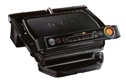 Tefal GC7148, Svart, Rustfritt stål, Rektangulær, Berøringskontroll, Grid, 600 cm²