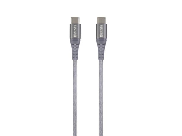 USB-kabel Skross USB-C til USB-C 1,2 m grå (SKCA0017C-C120CN)