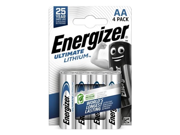 Energizer L91/AA paristo, 4 kpl.