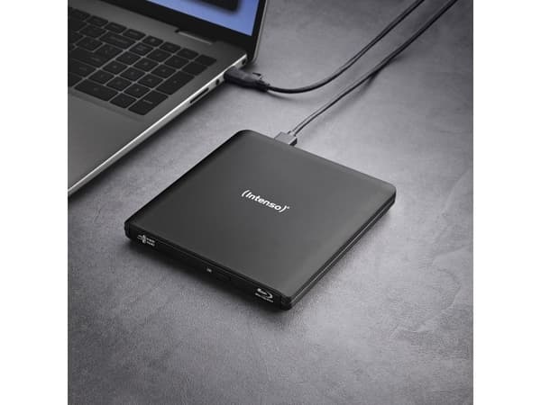Intenso EOD 500BD Slim - Diskenhet - BD-RE - 6x - USB 3.2 Gen 1 - extern - svart