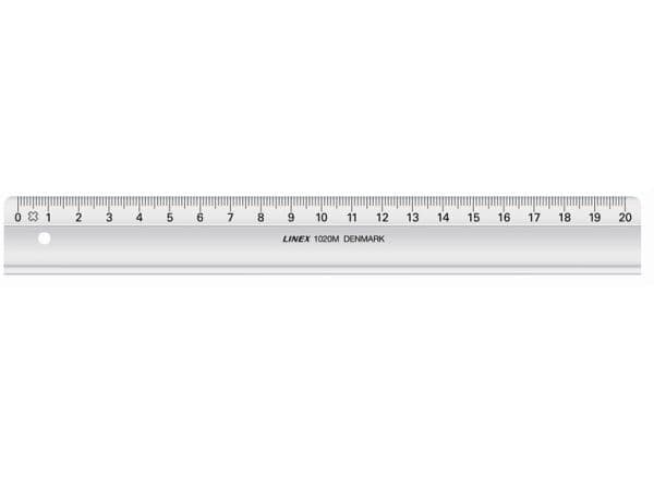 Lineal plast LINEX 20cm 1020