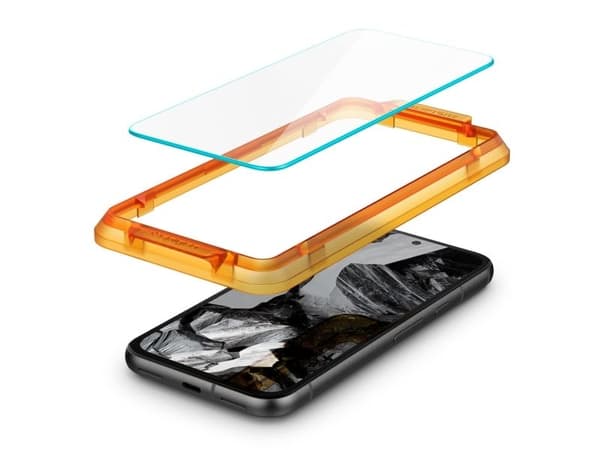 Spigen GLAS.tR Align Master, Google, Pixel 8a, Ripebestandig, Transparent, 2 stk.
