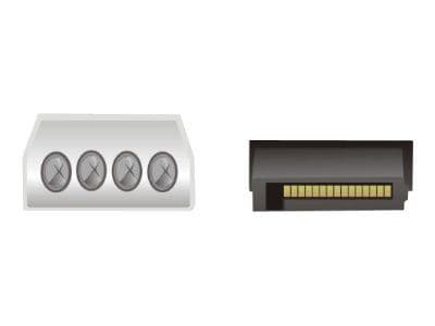 Delock - Strømadapter - SATA-strøm (hann) til 4-pin intern strøm (hann) - 6 cm