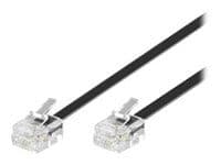 MicroConnect Modular - Telefonkabel - RJ-11 (han) til RJ-11 (han) - 10 m