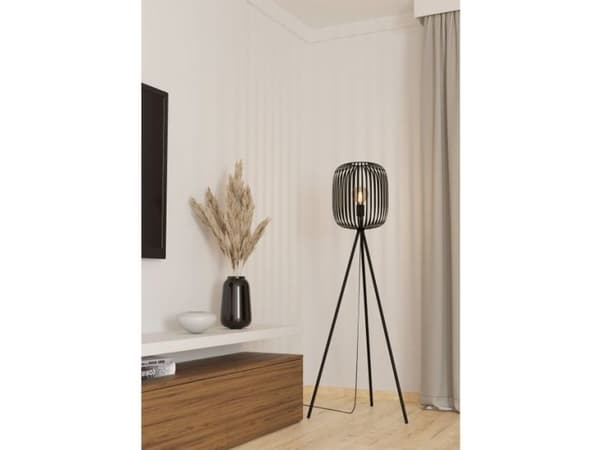 EGLO ROMAZZINA gulvlampe H1405 E27 sort