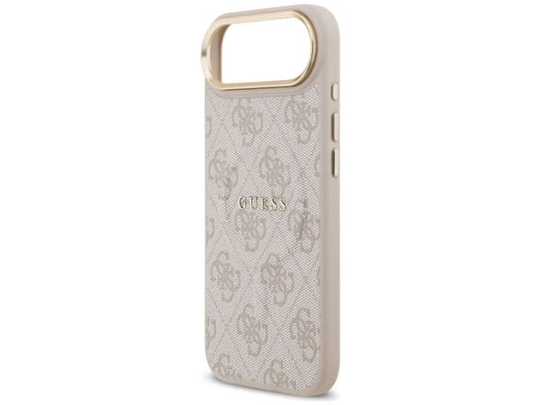 Guess 4G PU Classic Logo MagSafe deksel til iPhone 17 Air - rosa