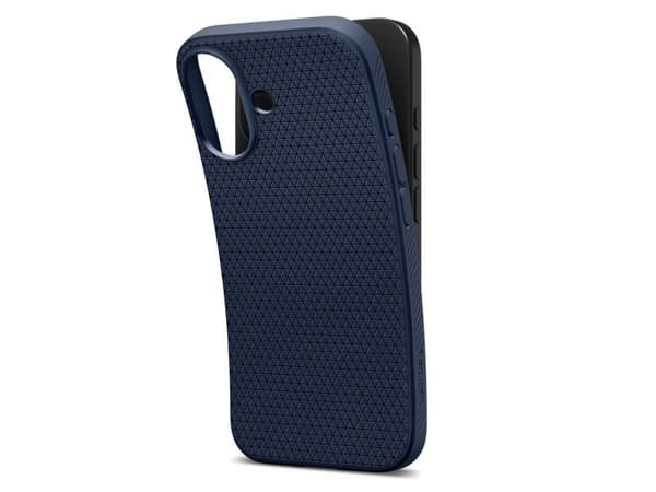 Spigen ACS10370, Mobilskal, Apple, iPhone 17, 16 cm (6.3"), Blå, Marinblå