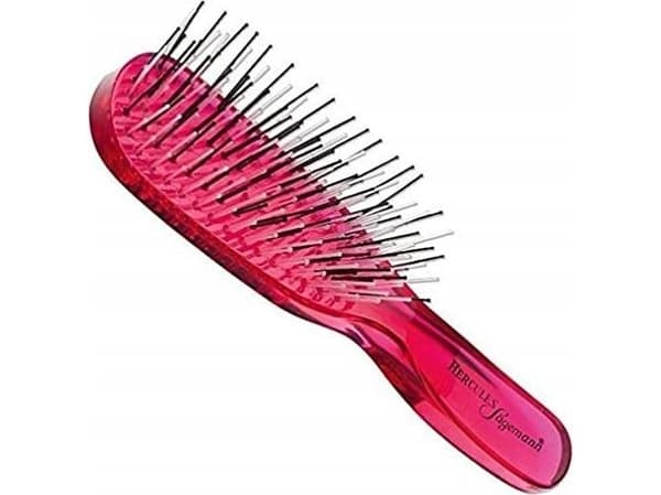 Hercules hårbørste for utgreing, rosa, Small HER8106