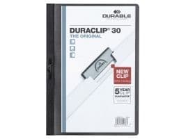 Universalmappe Durable Duraclip, 30 ark, lajitelma, A4