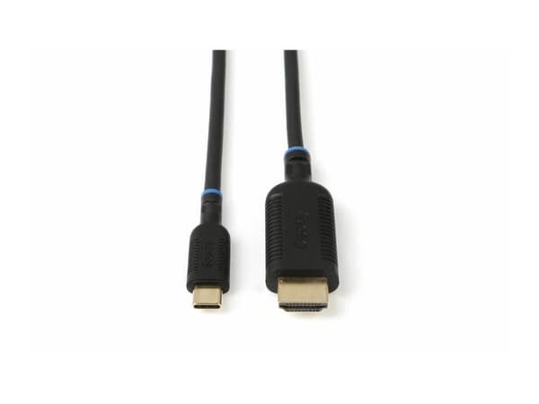 MicroConnect - Adapterkabel - USB-C hann til HDMI hann - 5 m - svart