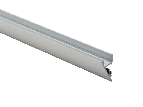 Aluminiumprofil i vit för effektbelysning