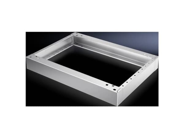 Rittal base komplett 100mm for ståbord i rustfritt stål