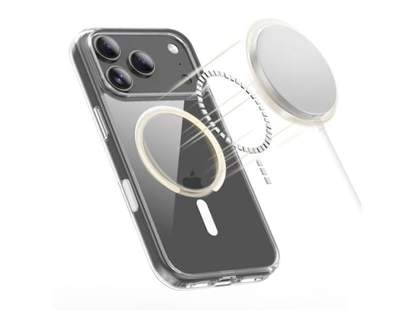 Tech-Protect Flexair Hybrid CC MagSafe Case for iPhone 17 Pro Max - Clear