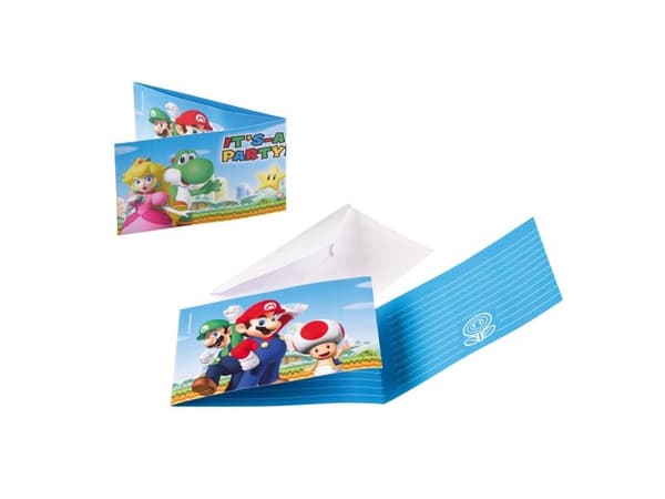 Super Mario-invitasjoner