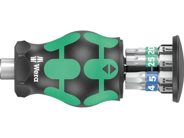 Wera Kraftform Kompakt Stubby Magazin 3 - Screwdriver handle with bit set - 6 delar