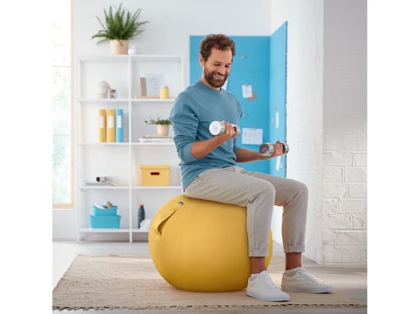 Ergonomisk balancebold Leitz Cosy gul