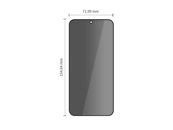 Tech-Protect Privacy Glass för Galaxy S26+ Plus (2-pack)