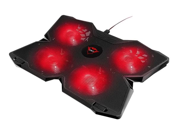 Trust GXT 278 - Notebookstativ - med 4 kjølevifter - 17.3"