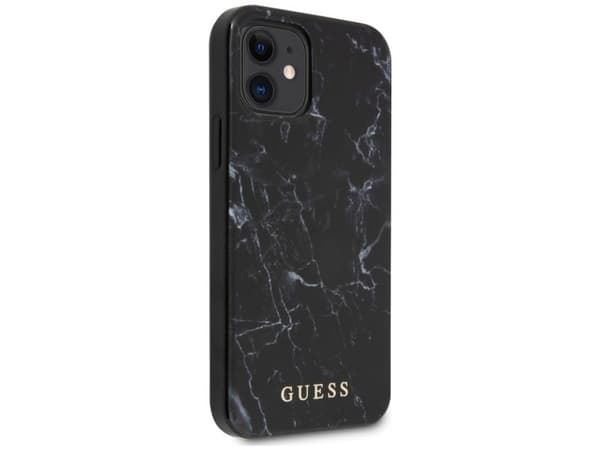 Guess Marble-skal till iPhone 12 mini - svart