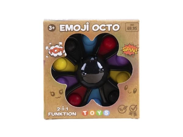 Emoji Octo Fidget 4-pack