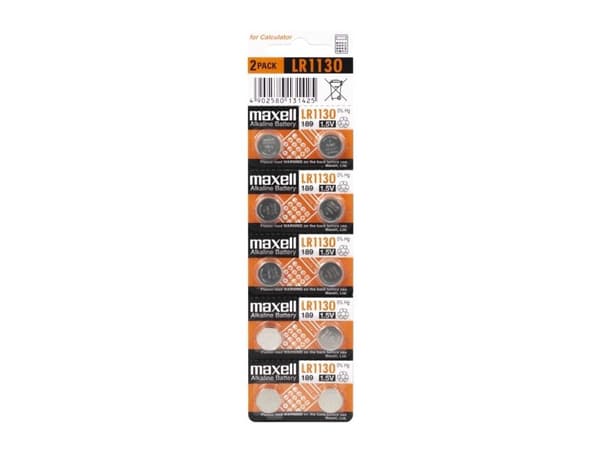 Maxell LR 1130 - Batterier 10 x LR54