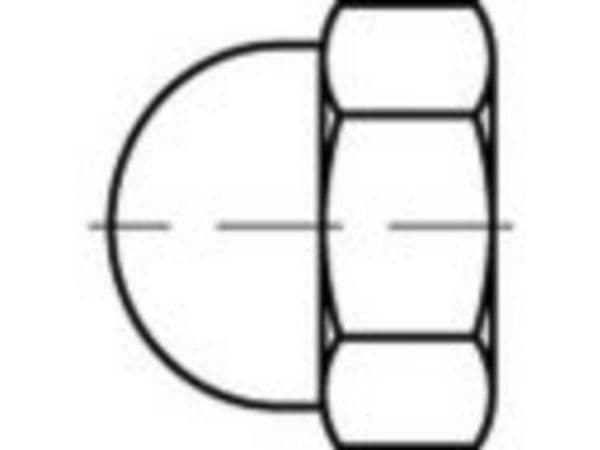 TOOLCRAFT Dekorativa lock TO-5455380 100 st