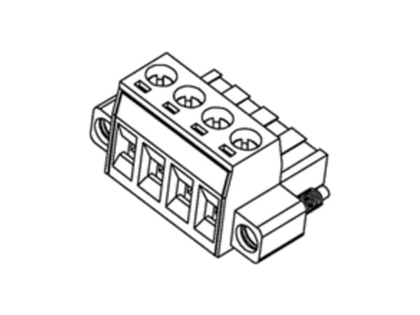 Molex PCB-liitäntälohko Poltal 4 1 kpl