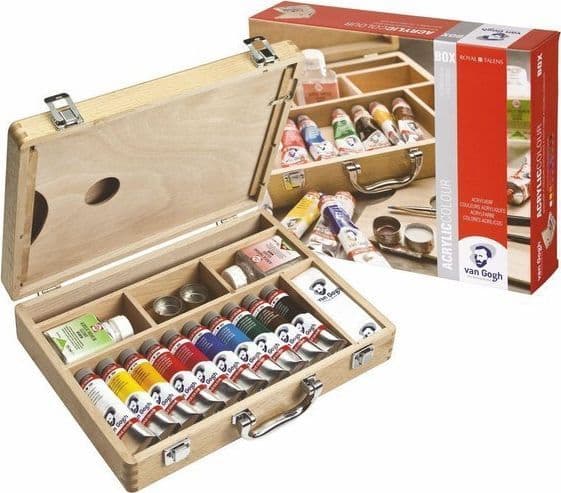 Van Gogh Oil colour tre-eske Basic | 10 x + tilbehør