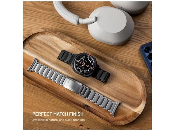 FIXED Titanium Strap, Rem, SmartWatch, Titanium, Garmin, QuickFit 26mm, Titanium, Rostfritt stål
