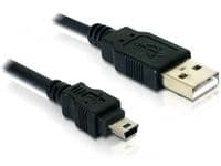 Delock - USB-kaapeli - mini-USB tyyppi B (han) til USB (han) - 1,8 m