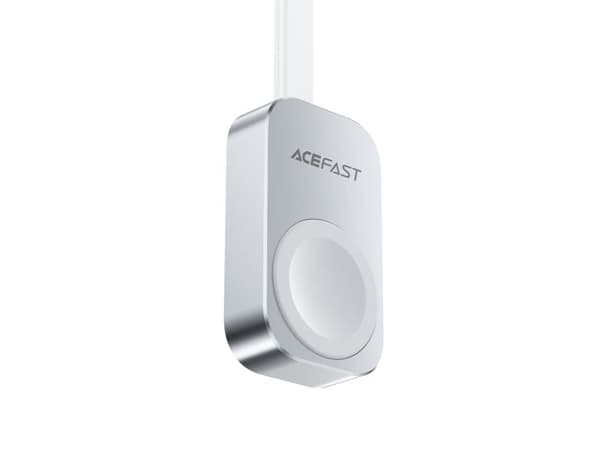 Acefast trådløs lader E21 5W for Apple Watch sølv