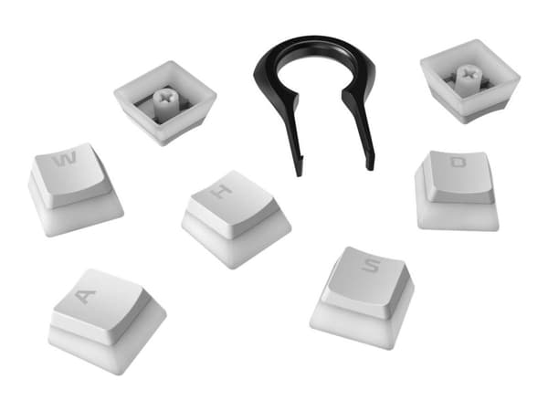 HyperX Pudding Keycaps - Keycap sett - transparent hvit