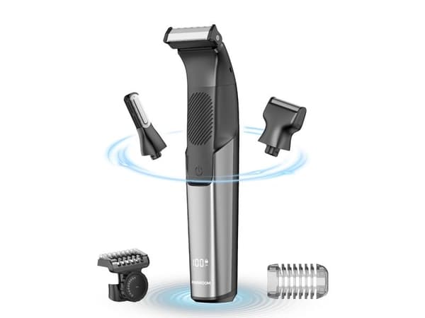 MAXGROOM JK-319 multifunksjonell trimmer med utskiftbare tupper - svart