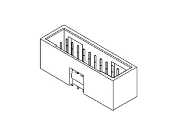 Molex insticksstiftlist (standard) 15800163 1 st