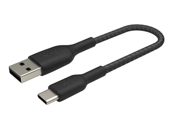 Belkin CAB002BT0MBK, 0,15 m, USB A, USB C, Musta