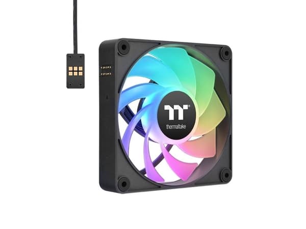 Thermaltake CT120 EX Reverse ARGB Sync - Insert tuulettimella - 120 mm - musta (3 kpl)