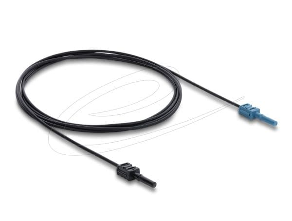DeLOCK 91024, Musta, Sininen, Monitila, 2 m, 1 kpl