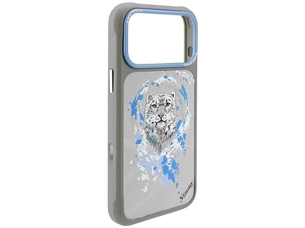 Nimmy Pantera MagSafe kotelo iPhone 17Pro vaaleanharmaa