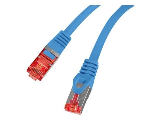 PATCHKABEL CAT.6 S/FTP LSZH CU 15M BLÅ FLUKE PASSERADE LANBERG