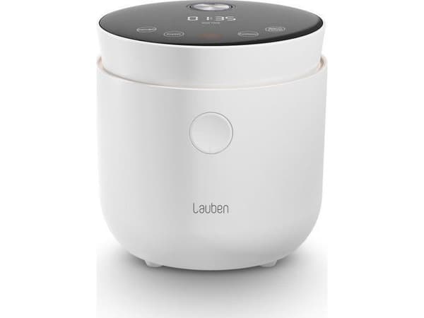 Lauben risvärmare/kokare för ris 1500W, vit